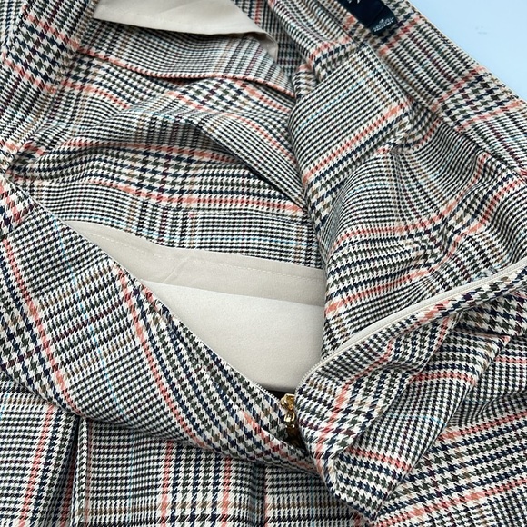 Lauren Ralph Lauren Black Label Plaid Pleated Skirt 10P - Picture 4 of 8